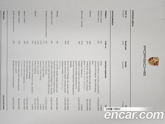 porsche | porsche Cayenne (PO536) | Cayenne (PO536)